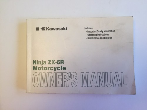 Kawasaki ninja owner s - kawasaki, owner's