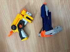 NERF SLINGSTRIKE Crossbow Blaster + N-Strike Nite Finder EX-3 Blaster Pistol