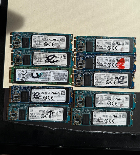 10x 256gb ssd job lot - ssd,