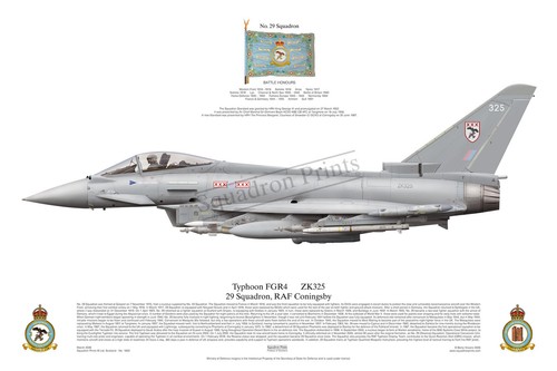 Squadron print raf - typhoon, 29