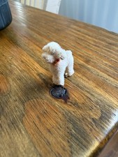 Mini Flocked Dog Figurine