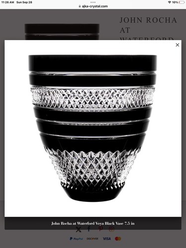 John rocha black waterford - rocha,