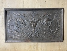 Victorian Cast Iron Plaque