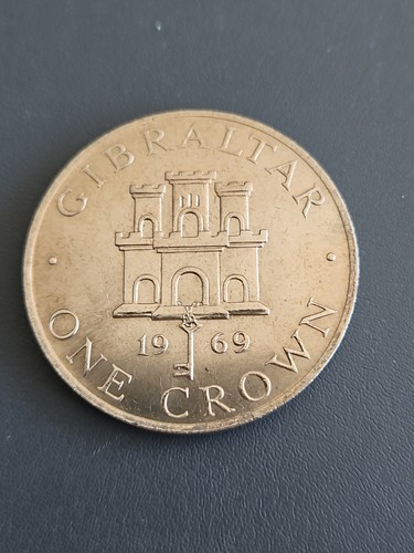 Gibraltar one crown coin 1969 - crown,