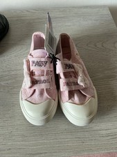 Girls Pink ‘Paw PATROL’ Canvas Pumps Size UK9  Infants