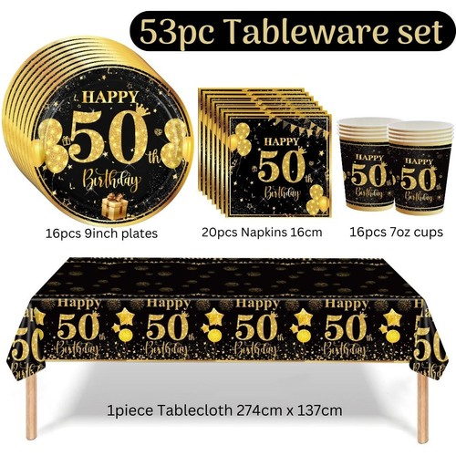 50th birthday decorations - birthday,
