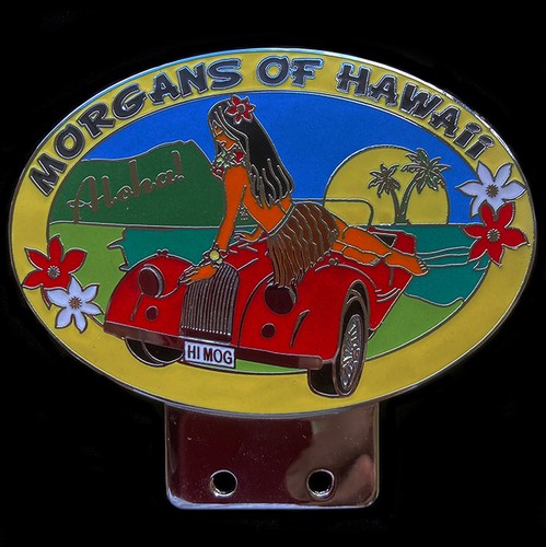 Morgans hawaii car badge - of,