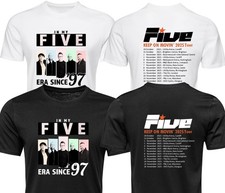 Five T Shirt Concert Tour 2025 In my Five era boyband 97 Adult & Kids Tee Top Uk