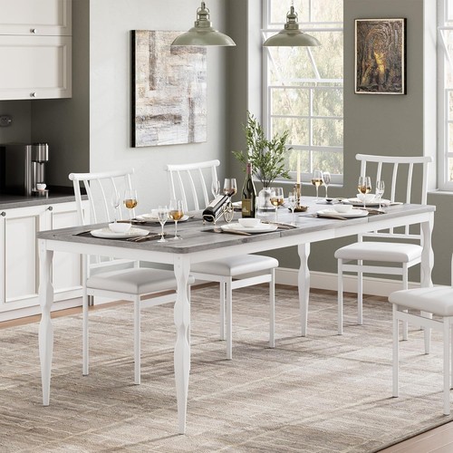 Inch farmhouse dining table - inch,