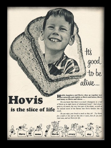 Hovis bread vintage old - old, advert