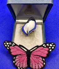 Iconic VtgGEORG JENSEN Stg Silver RING #91 by NANNA DITZEL. M; 52-3; 6 1/4.