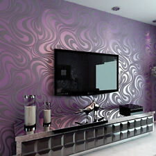 3D Effect Abstract Curved  Wallpaper Modern Striped Feature WallPaper 1-6 Rolls