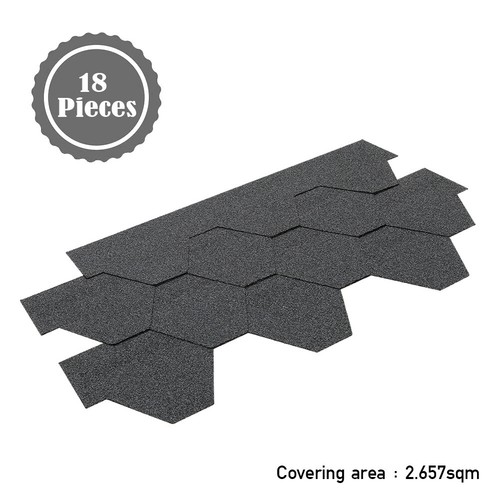 18pcs roofing asphalt shingles - 18pcs,