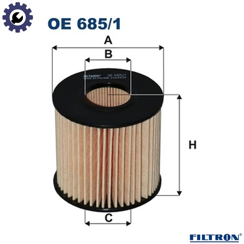 Oil filter 685 for - filter,