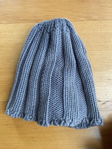 Mens beanie grey cotton - h&m,