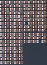 GB QV  #B63B - Sg43 Penny Red Plates Collection - 71 to 224  part set of 147