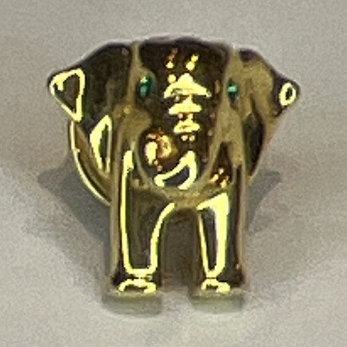 Cabouchon elephant pin