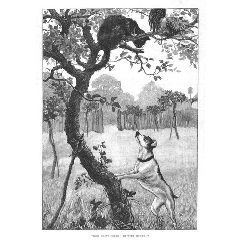 Louis wain cat - louis, dog;