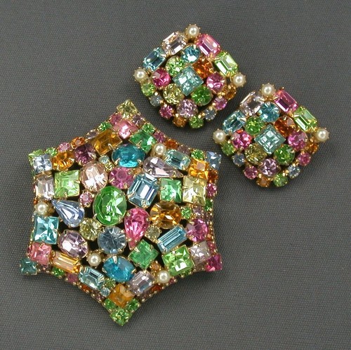 Pastel rhinestone mosaic - rhinestone,
