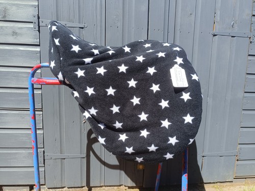 Handmade fleece saddle cover - fleece,