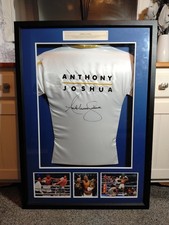 Signed Anthony Joshua Framed