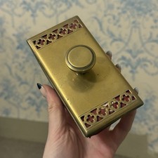 Vintage brass ink - brass, blotter