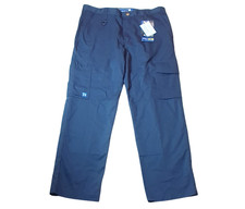 NEW Pro Job Mens Navy Cargo Work Trousers W34'' L29.5'' Combat Safety Work Pants