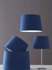 NEXT Navy Lamp Shade Ceiling