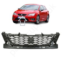 FOR SEAT LEON FR 2012 - 2017 NEW FRONT BUMPER UPPER CENTER GRILL NO BADGES