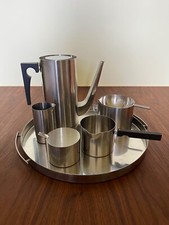 Arne Jacobsen Stelton Cylinda Line Coffee Set – Mid Century Danish Modern