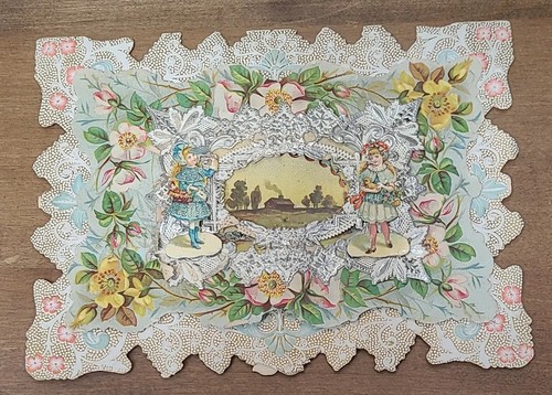 Valentines 1890s card log - card,