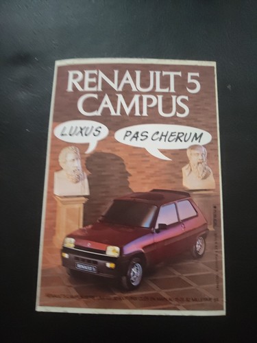 Old renault campus sticker - old, 5