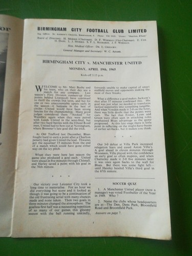 Birmingham man utd - v,