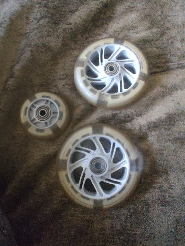 Led wheels for child - led, scooter