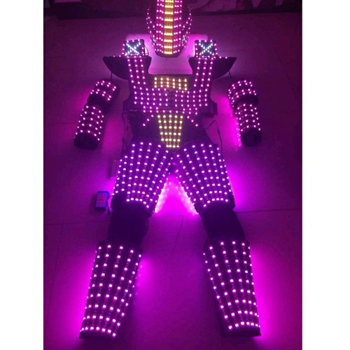 Led robot cosplay - led, glowing