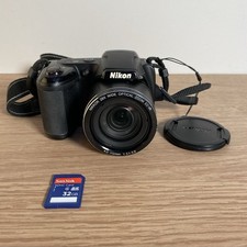 Nikon Coolpix L340 20.2MP Digital Bridge Camera 28x Optical Zoom Black - Tested