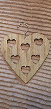 Wooden Heart Shaped Scarf Hanger