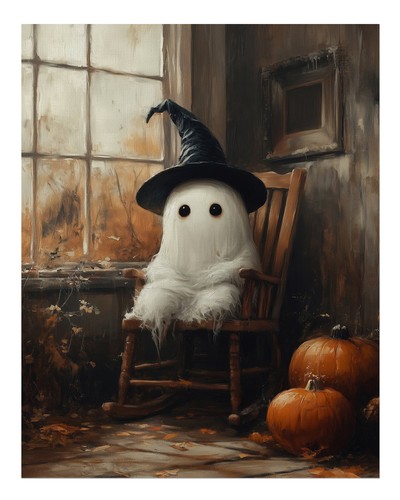 Charming ghost chair poster - in,