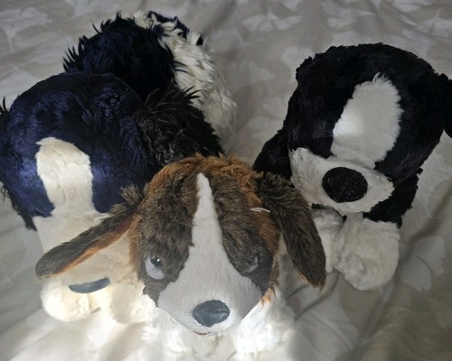Soft cuddly toy dogs puppies - dogs,