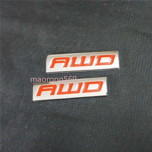 Silver chrome red - 2x, metal