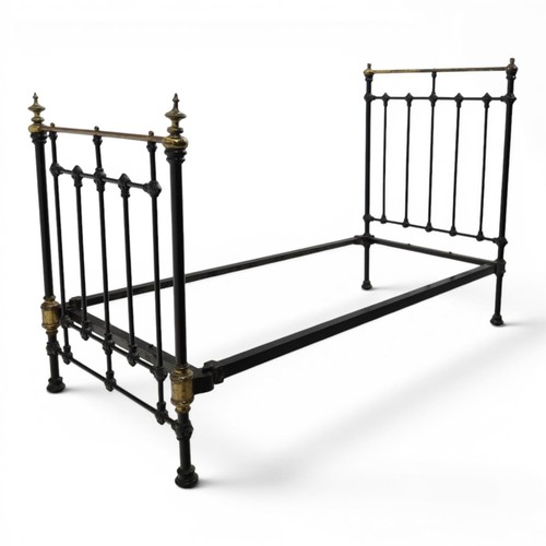 Victorian iron brass - &, single