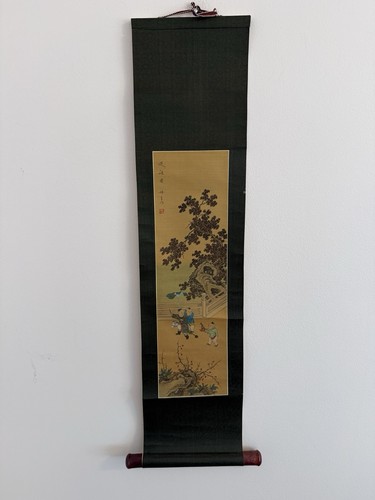 Antique chinese hanging scroll - antique,