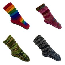 100% Pure Wool Slipper Socks