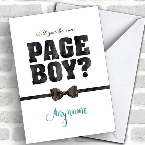 Bow tie will you - tie, page