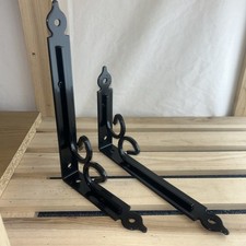 20x12.5 Cms Wrought Iron Black