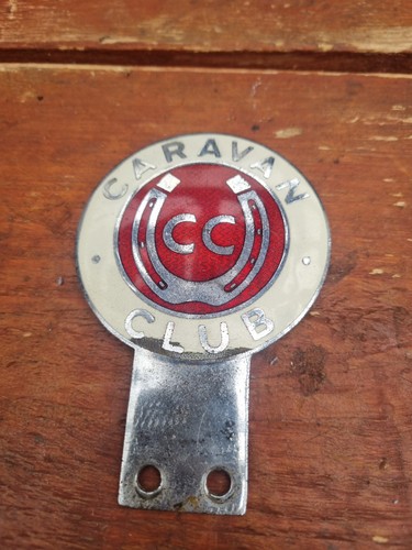 Vintage caravan club car badge - vintage,
