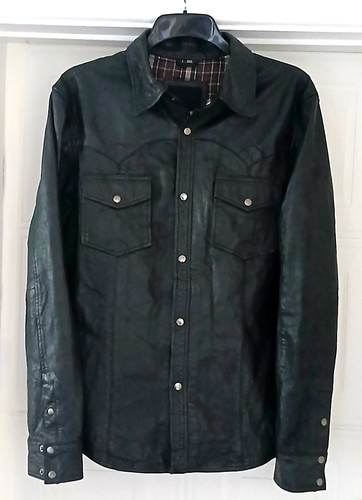 Superb cool black leather - cool,