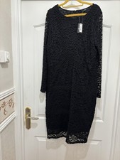 Black Lace Dress 18 BNWT