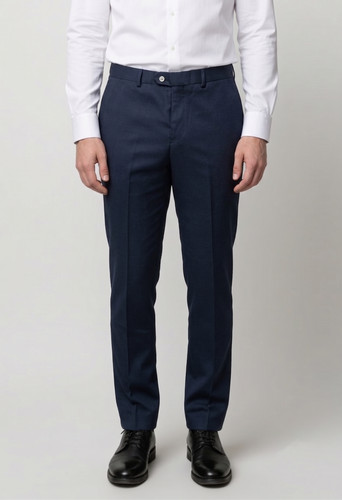 Men navy dress trousers - men’s,
