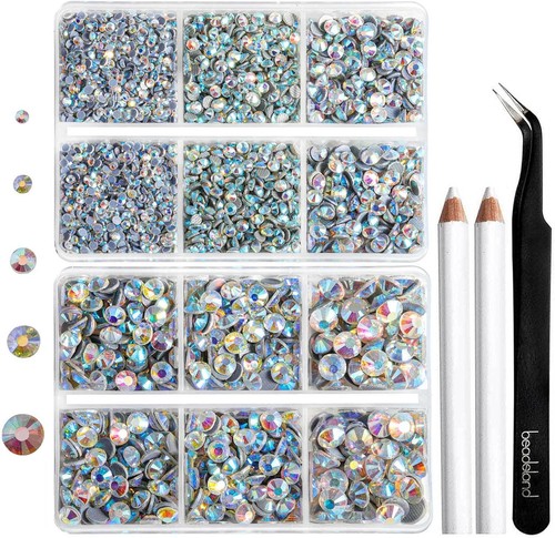 6736pcs flatback rhinestones - 6736pcs,
